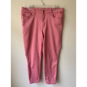 seven7 pink skinny jeans